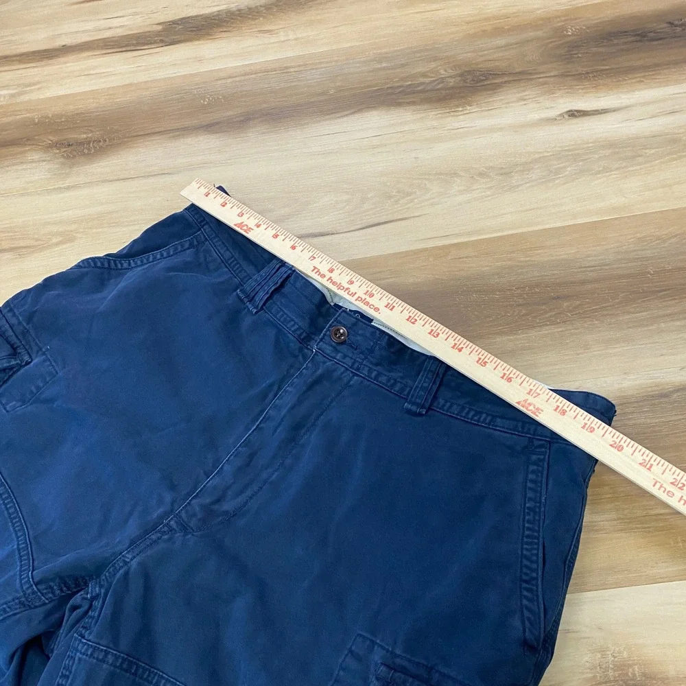 Polo Ralph Lauren Cargo Shorts 40 Mens Classic Chino Cotton Relaxed Navy Blue